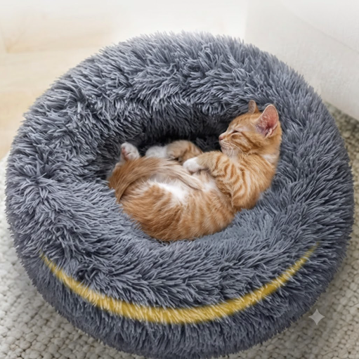 Cama Antiestrés Redonda para Gatos 60cm