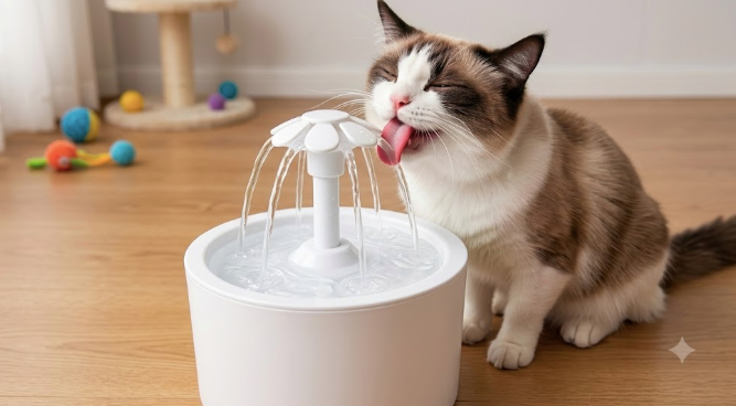 Fuente de Agua Eléctrica para Gatos con Filtro Automático