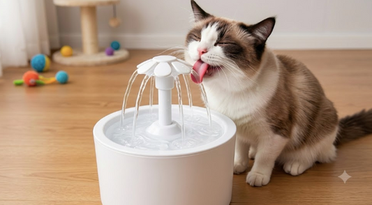 Fuente de Agua Eléctrica para Gatos con Filtro Automático